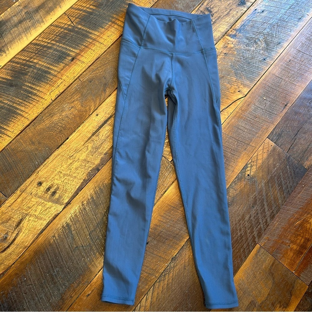 Kyodan Gray Leggings High Waist Full Length